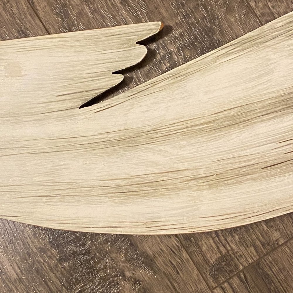Angel Wall Hanging Ivory Wood Christmas Holiday - Picture 8 of 10